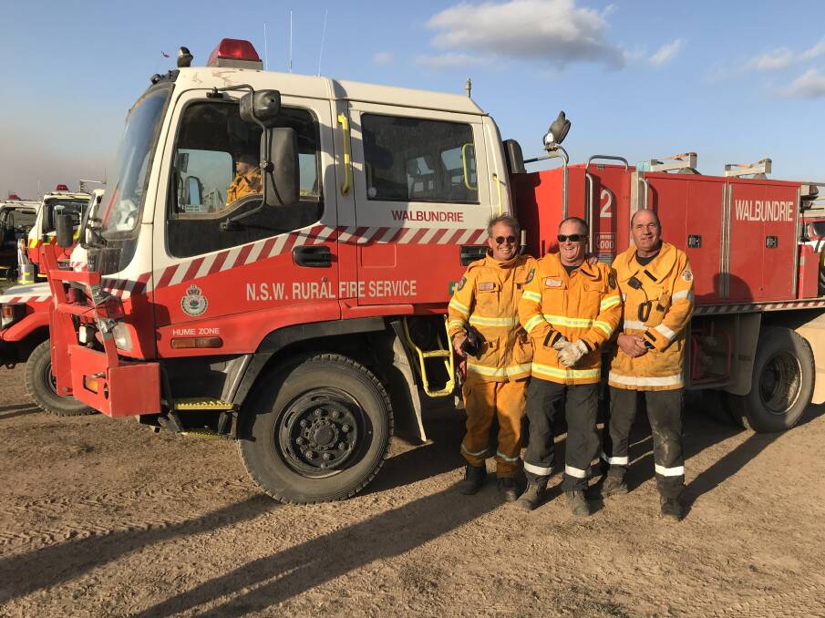 'It was a line of fire coming at us': South West firefighters return ...
